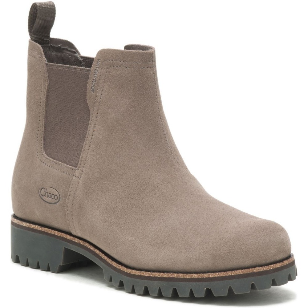 Chaco® (Women's 9.5 M)‎ Fields™ Chelsea Waterproof Boot in Morel Suede - $170
